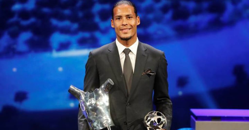 Van Dijk, Futbolista del Año de la UEFA