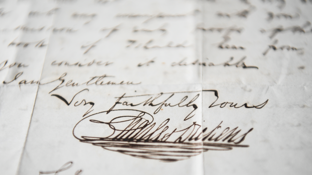 Charles Dickens comparte su cartas en Londres