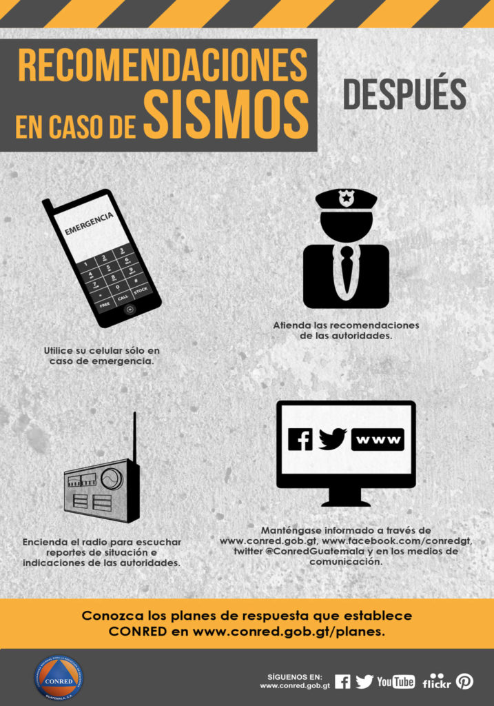 Macrosimulacro por primera vez en Guatemala