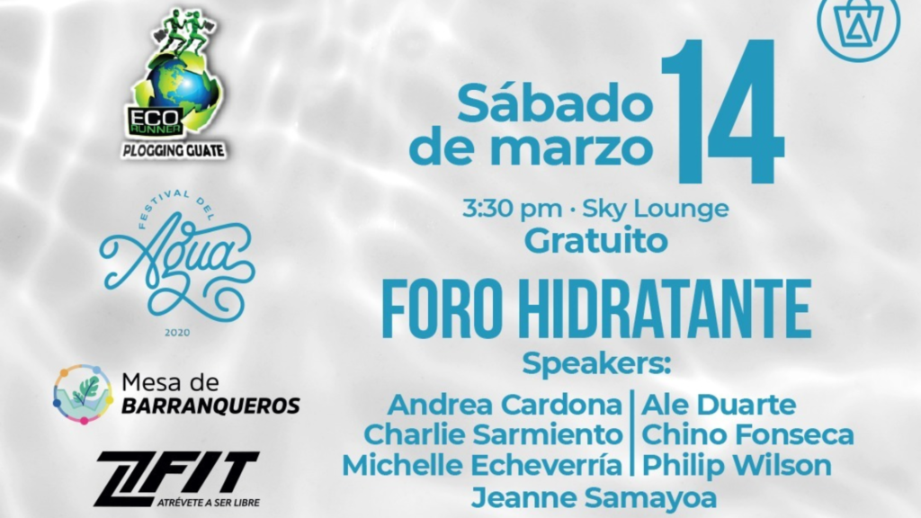 Foro hidratante en el festival del agua