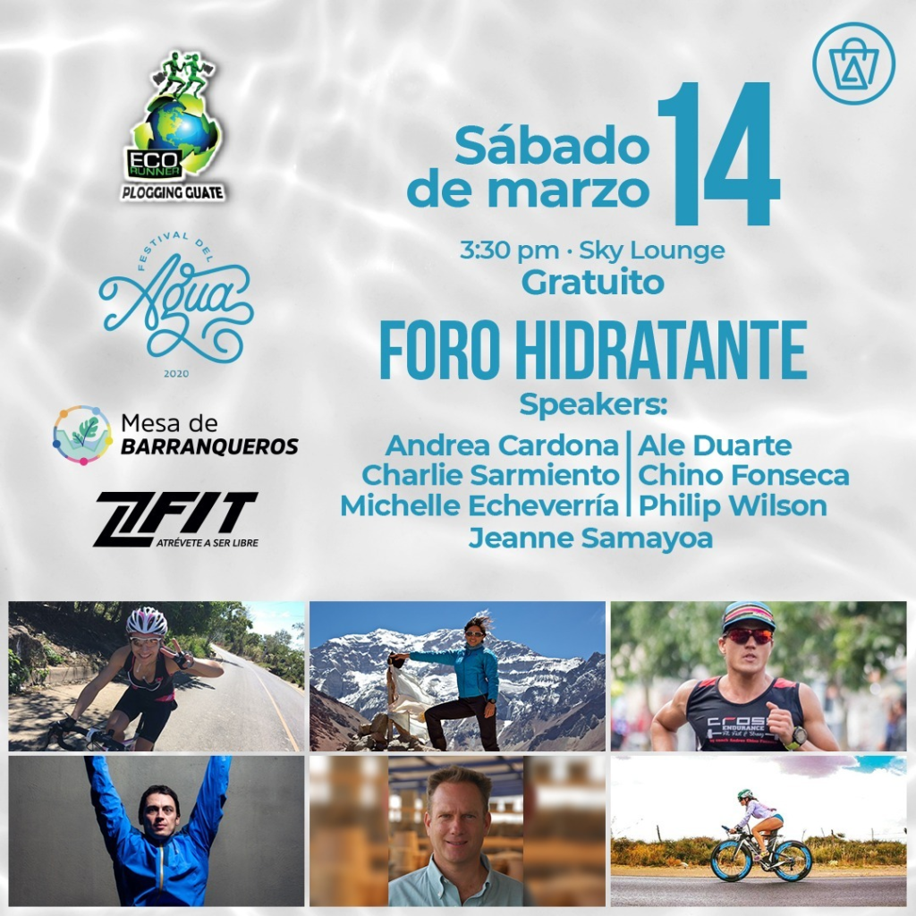 Foro hidratante en el festival del agua