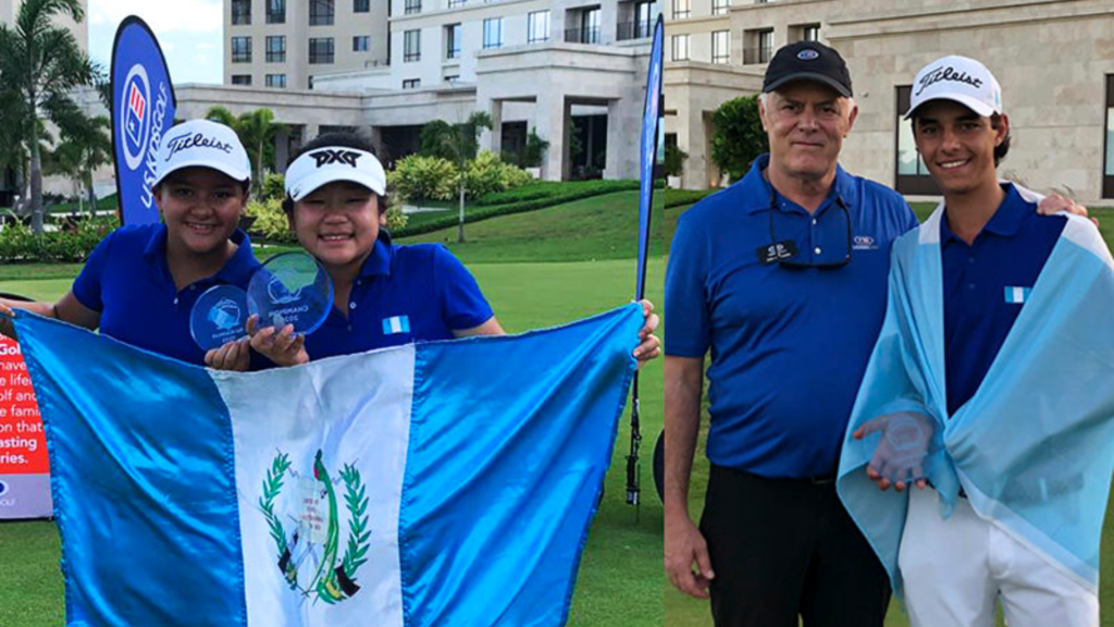 Golf guatemalteco sube al podio en el US Kids