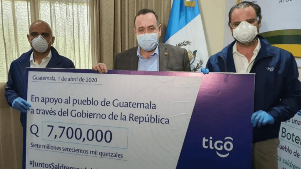 TIGO brinda apoyo para la salud de Guatemala