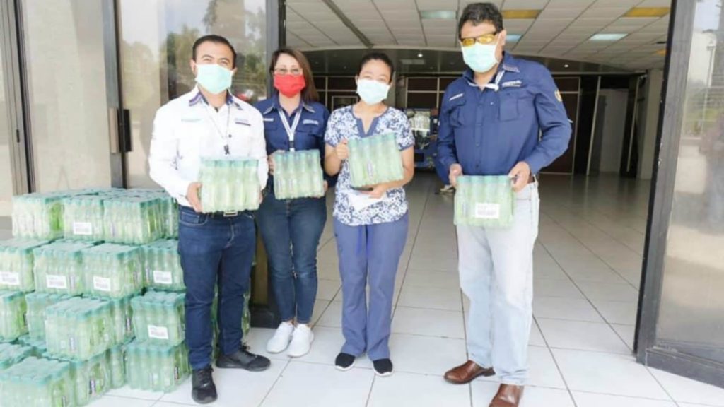 Club Rotario entrega Áloe Vera a hospital