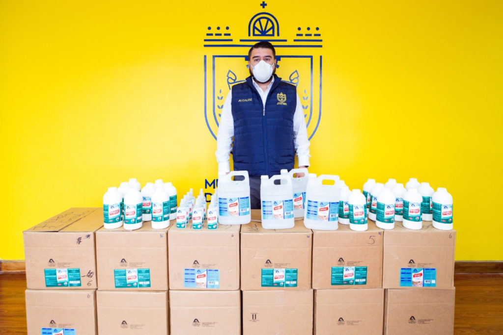 Instituciones reciben insumos para prevenir el Covid-19