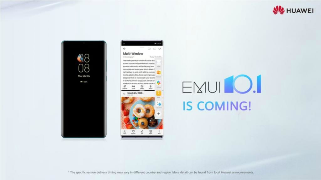 EMUI 10.1 la nueva actualización de de Huawei