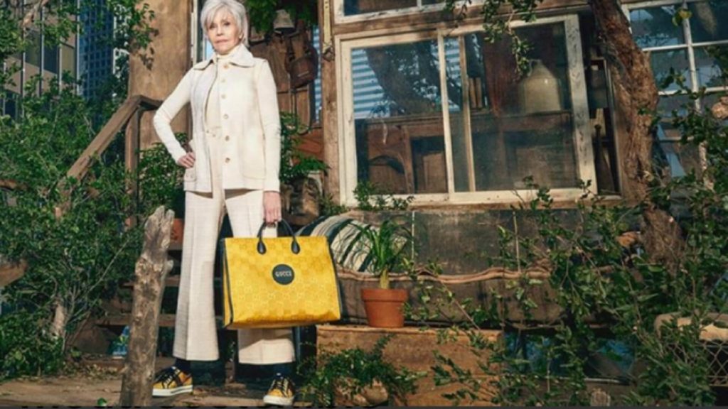 Jane Fonda se une a la nueva colección sostenible de Gucci