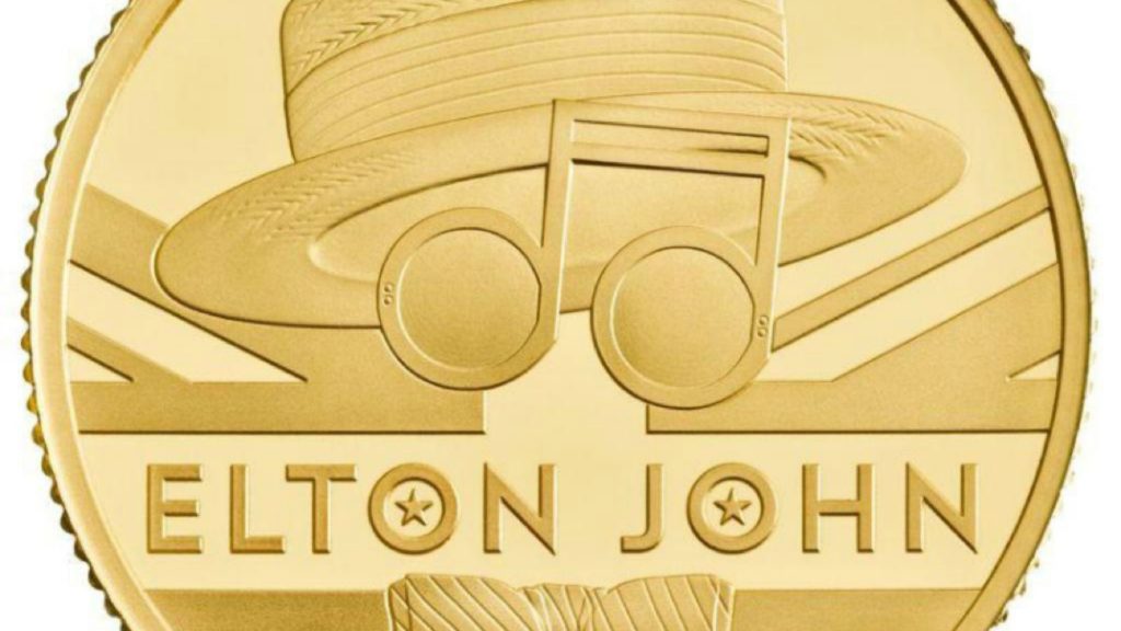 Royal Mint celebra a cantante Elton John