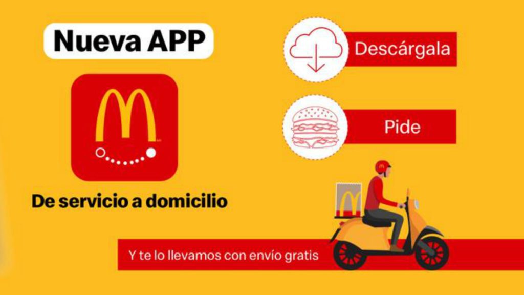 McDonald’s lanza su nueva APP para servicio a domicilio