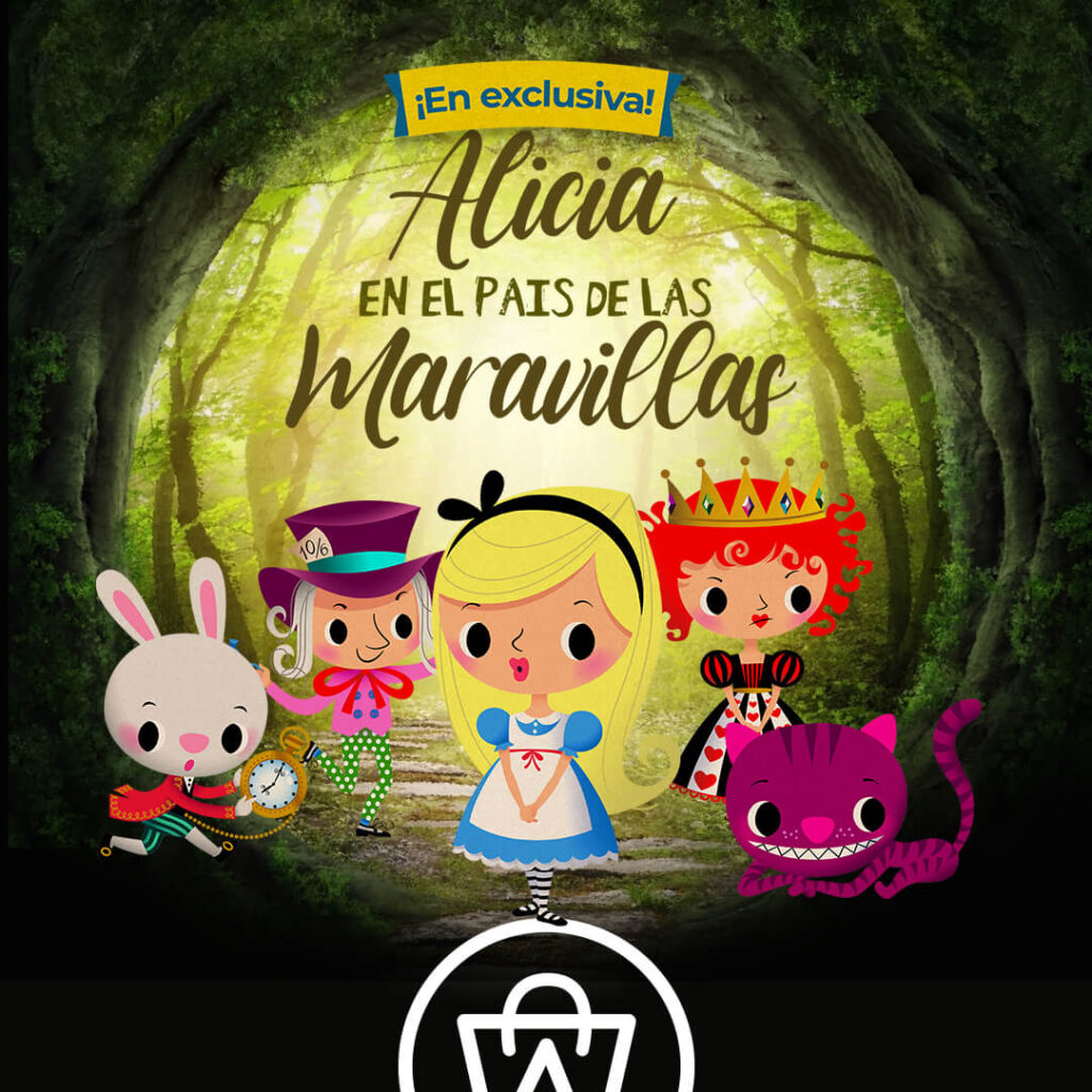 La obra “Alicia en el país de las maravillas” de forma virtual