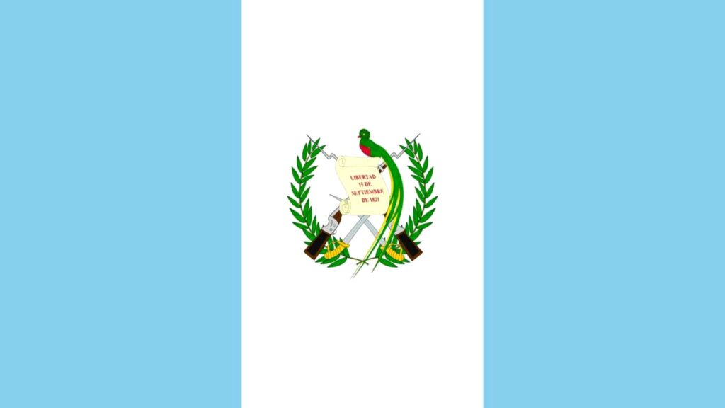 17 de agosto Día de la Bandera de Guatemala
