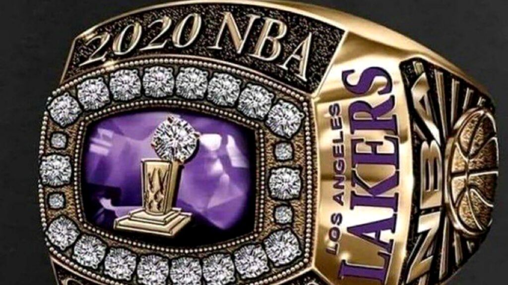 Así será el anillo de campeón de los Lakers