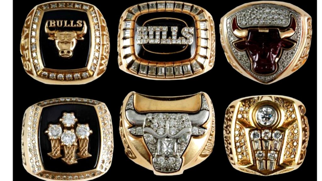 Los seis anillos de los Bulls se venden por 225.000 dólares