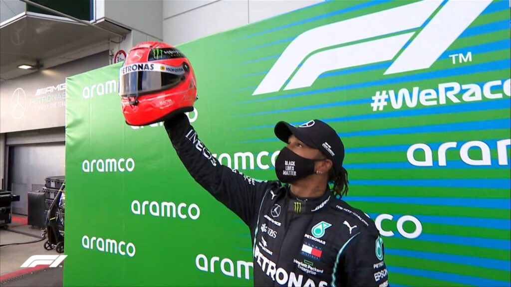 Hamilton iguala el récord de Schumacher en la F1