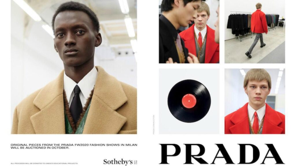 Prada hace subasta para niños afectados por covid-19