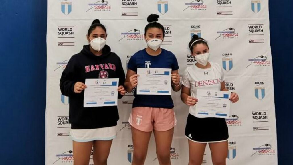 Sandoval y Gaitán dominan Juegos Nacionales de Squash