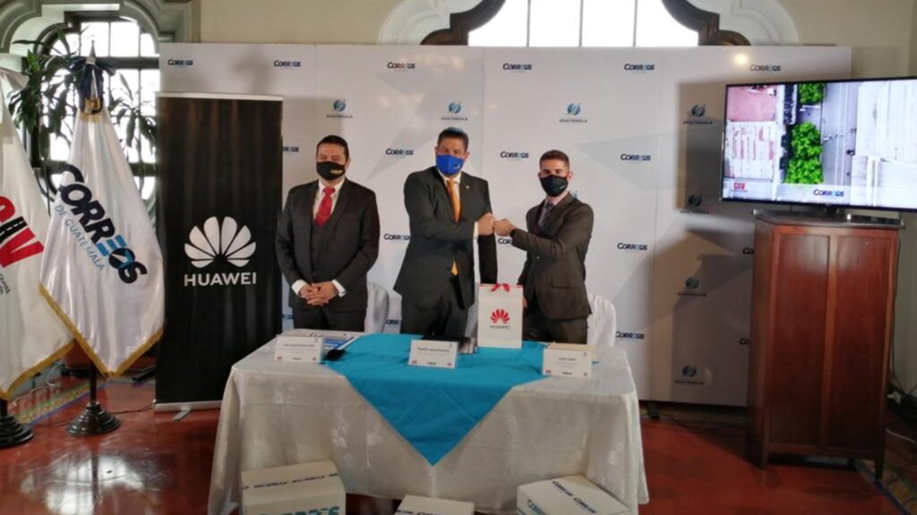 Correos de Guatemala presenta proyecto junto a Huawei