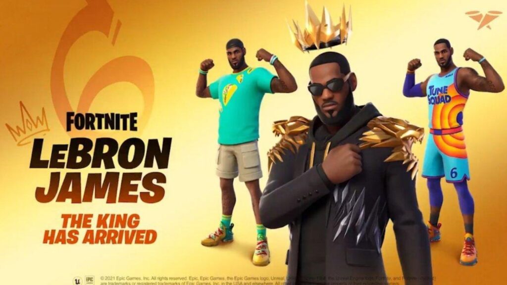 Lebron James llega con todo su estilo a la nueva temporada Fornite