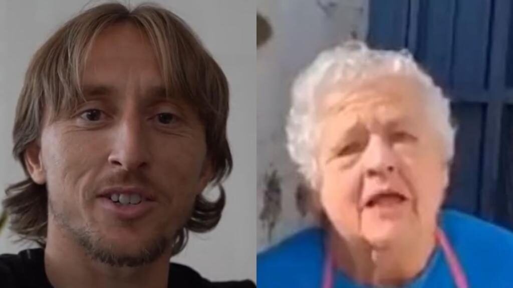 Doña Elvira de 80 años desa conocer a Luka Modric