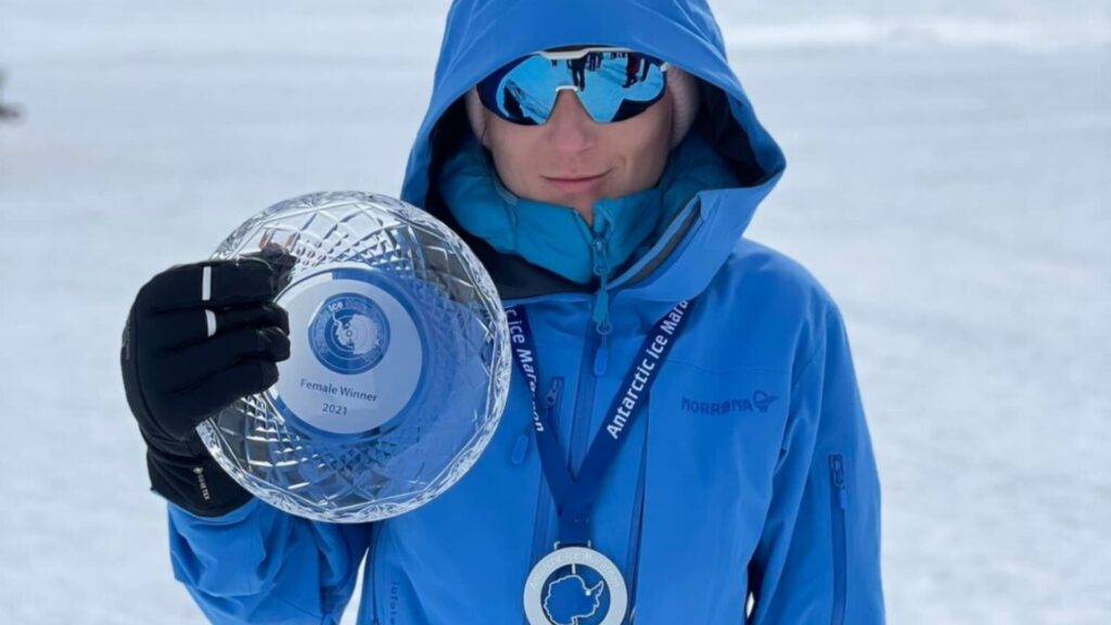 Maratón de Hielo de la Antártida tiene un nuevo récord femenino