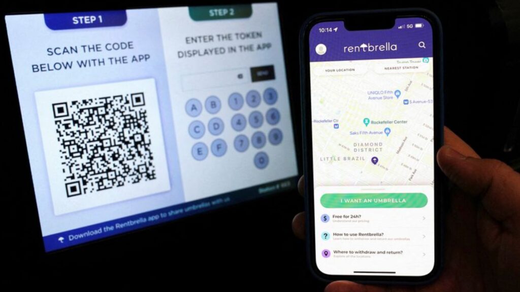Rentbrella, app lanzada en Brasil ahora conquista New York