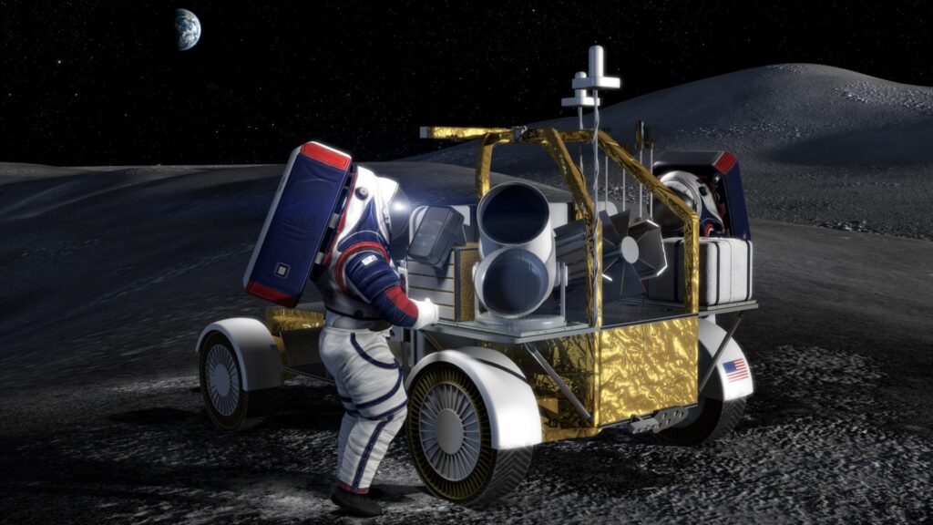 Michelin quiere conquistar la Luna con un neumático sin aire