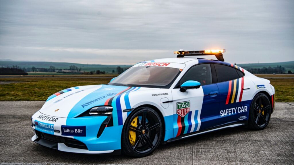 El Porsche Taycan es el nuevo safety car del Mundial de Fórmula E