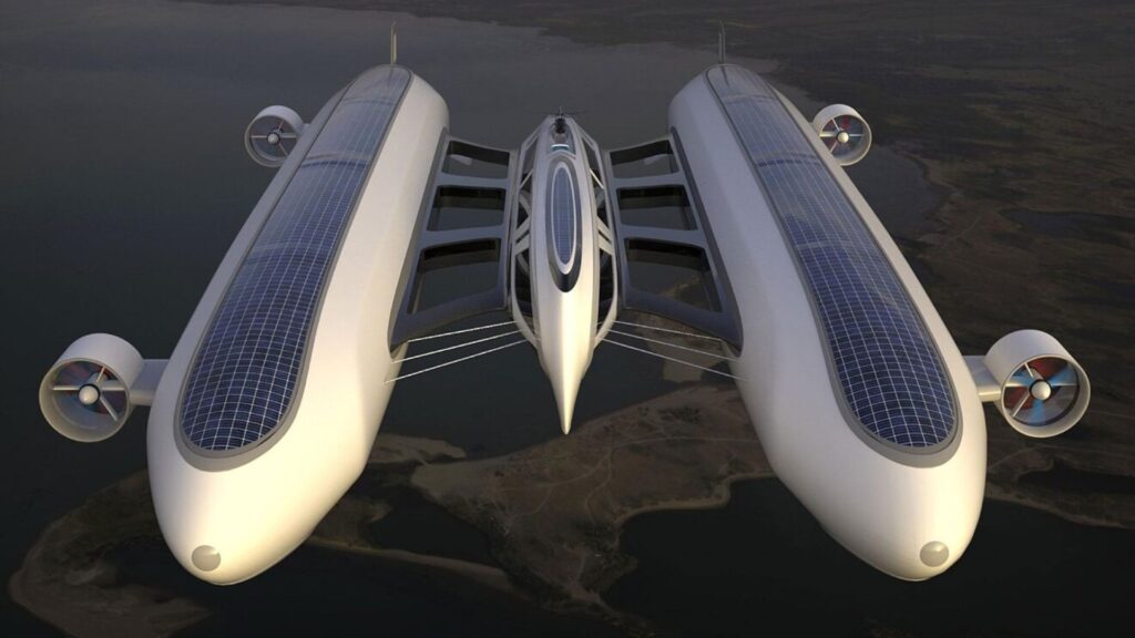 Air Yacht el yate que vuela y tiene capacidad para 22 personas