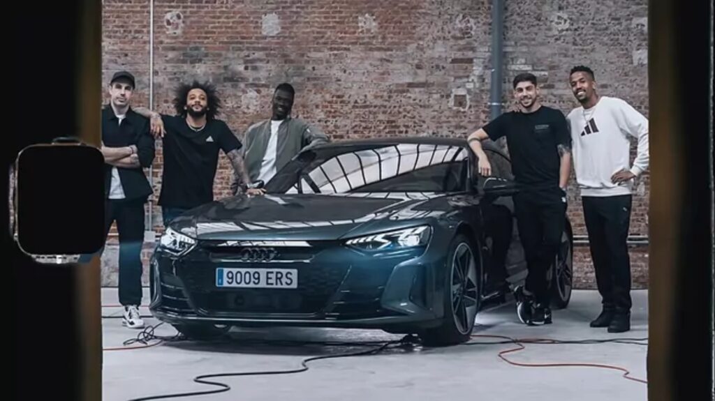 Jugadores del Real Madrid se vuelven músicos junto a Audi