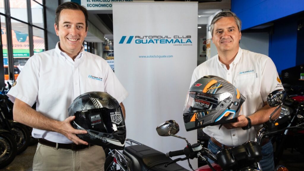 Automóvil Club Guatemala hace un llamado para el uso del casco entre los motoristas