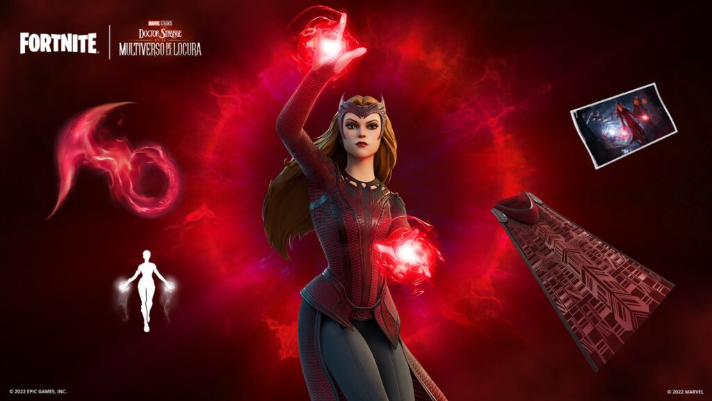 Wanda Maximoff llega con toda su magia a Fortnite