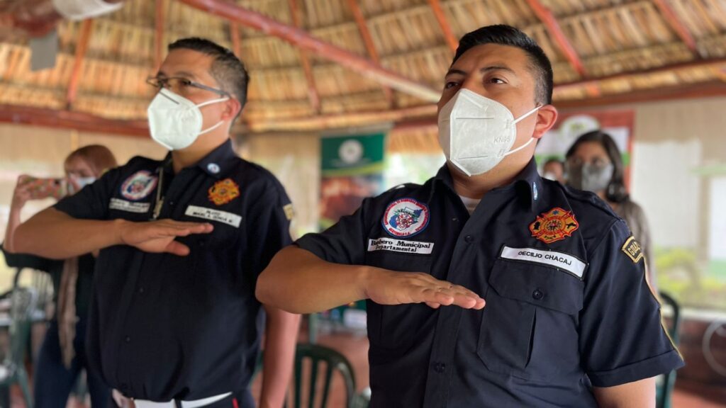 INAB reconoce la labor de los Bomberos Forestales de Guatemala