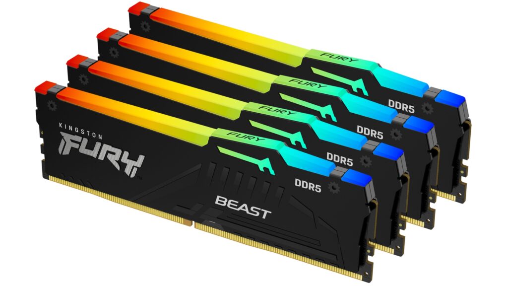Overclocking con estilo, con las nuevas memorias Kingston FURY Beast DDR5 RGB