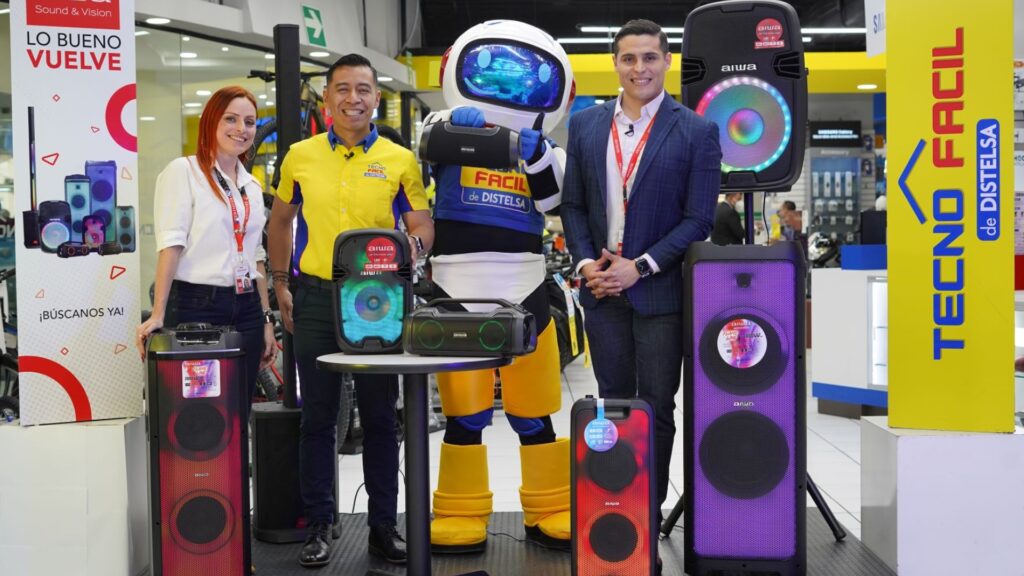 Tecno Fácil trae para ti la nueva línea de equipos de sonido AIWA