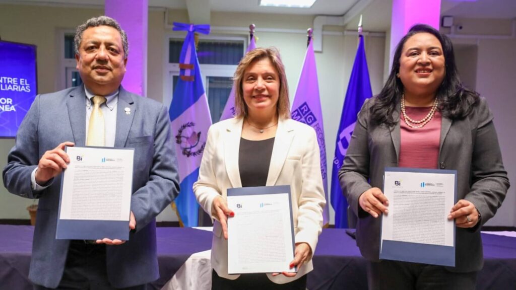 Registro de Garantías Mobiliarias suscribe convenio con Banco Industrial para recibir pagos en línea