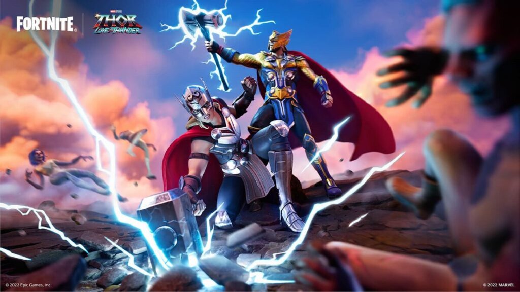 Thor Love and Thunder llega con toda su fuerza a Fortnite