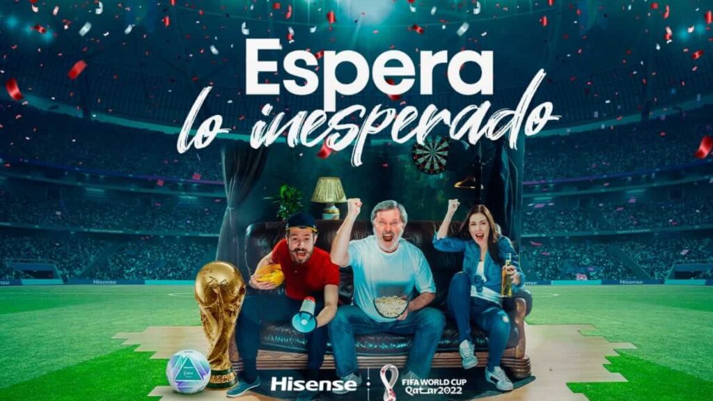 Espera lo inesperado, la nueva campaña de Hisense para la Copa Mundial de la FIFA Qatar 2022