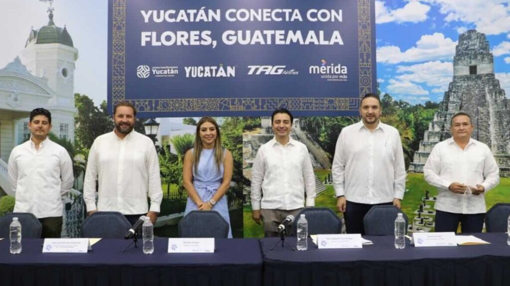 Destinos emblemáticos del Mundo Maya se unirán con la nueva ruta de Mérida-Flores
