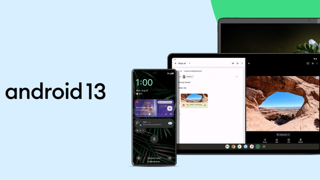Conoce las últimas funciones y novedades de Android 13