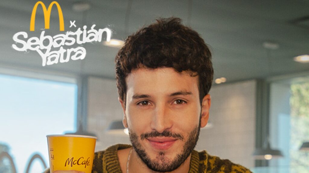 McDonald’s te invita a disfrutar del menú favorito de Sebastián Yatra