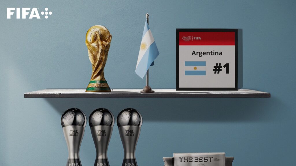 Argentina, es el nuevo número 1 del ranking FIFA