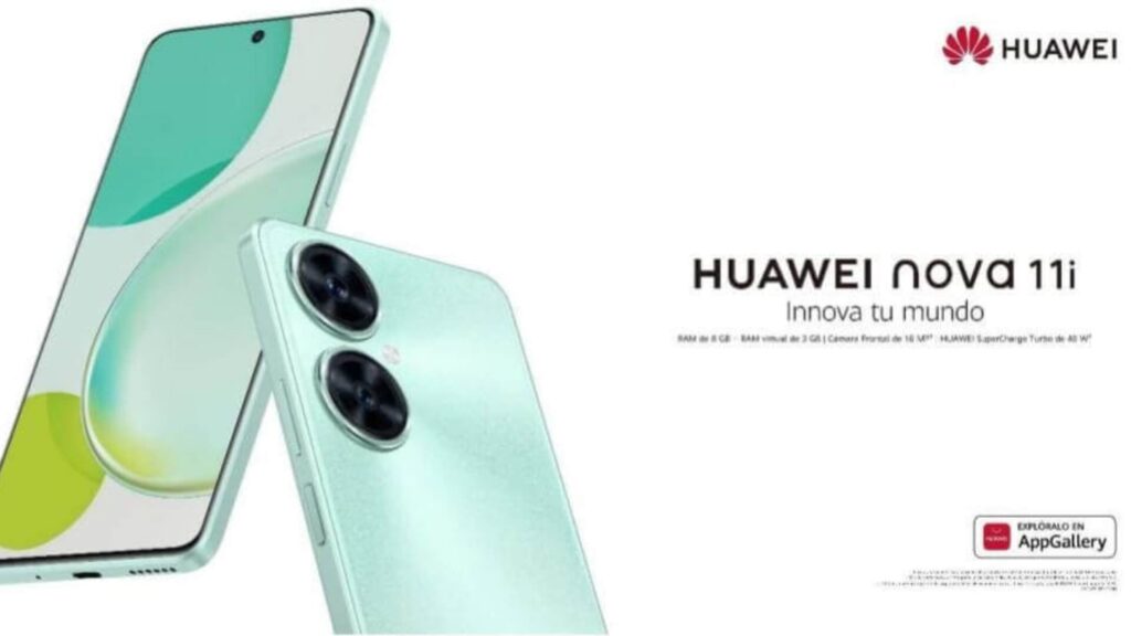 HUAWEI nova 11i es ideal para tus actividades