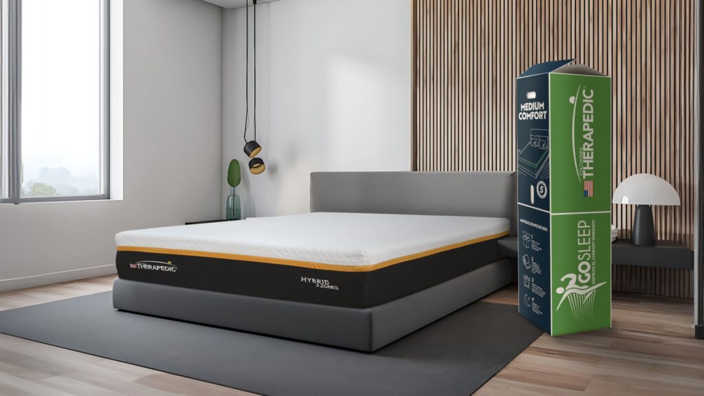 Bed in a box lo nuevo de Therapedic y Grupo Diveco