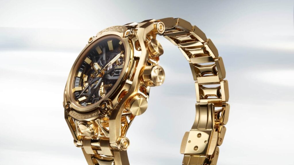G-SHOCK subasta un reloj de oro creado con inteligencia artificial  