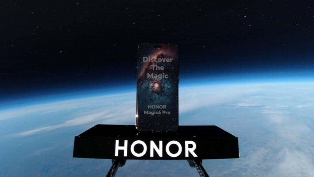 HONOR expone a su nuevo flagship al frío extremo de la estratosfera 