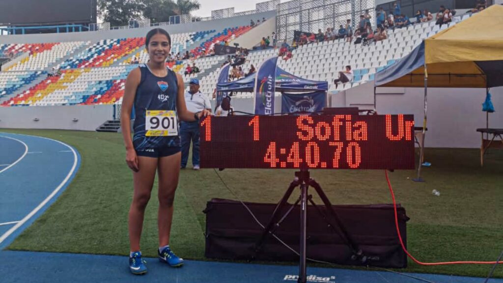 Sofía Urizar impuso nuevos récords nacionales