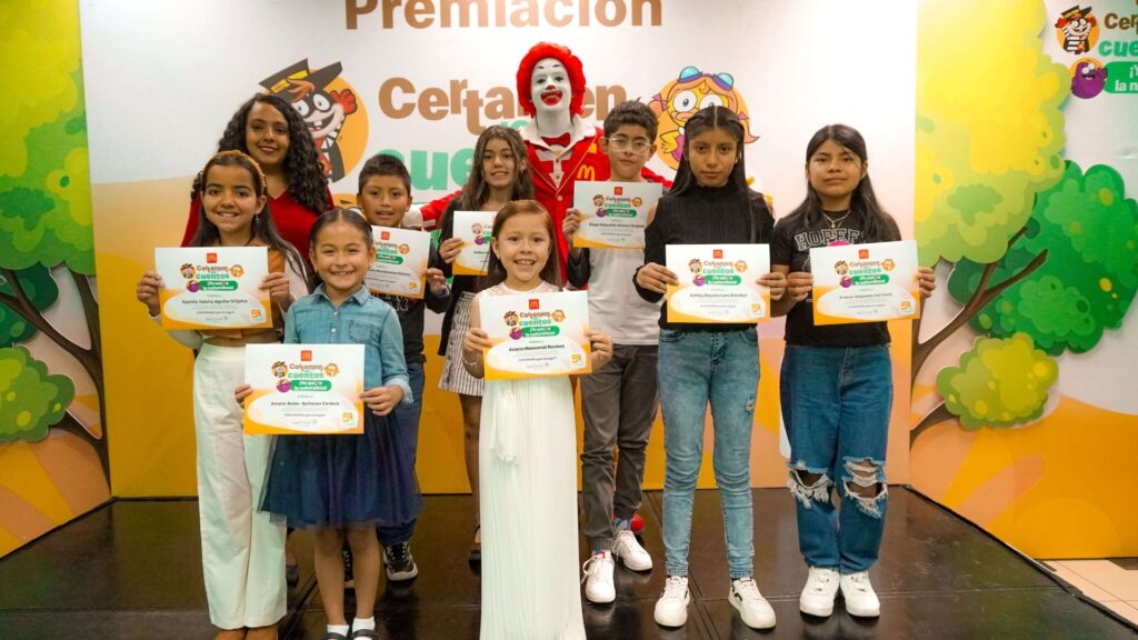 McDonald’s premia a ganadores del X Certamen de Cuentos “Yo Amo a la Naturaleza”