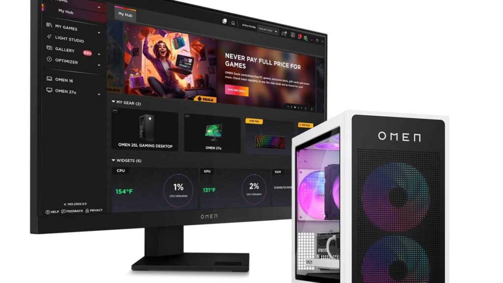 HP mejora el mundo de los videojuegos con soluciones ajustables