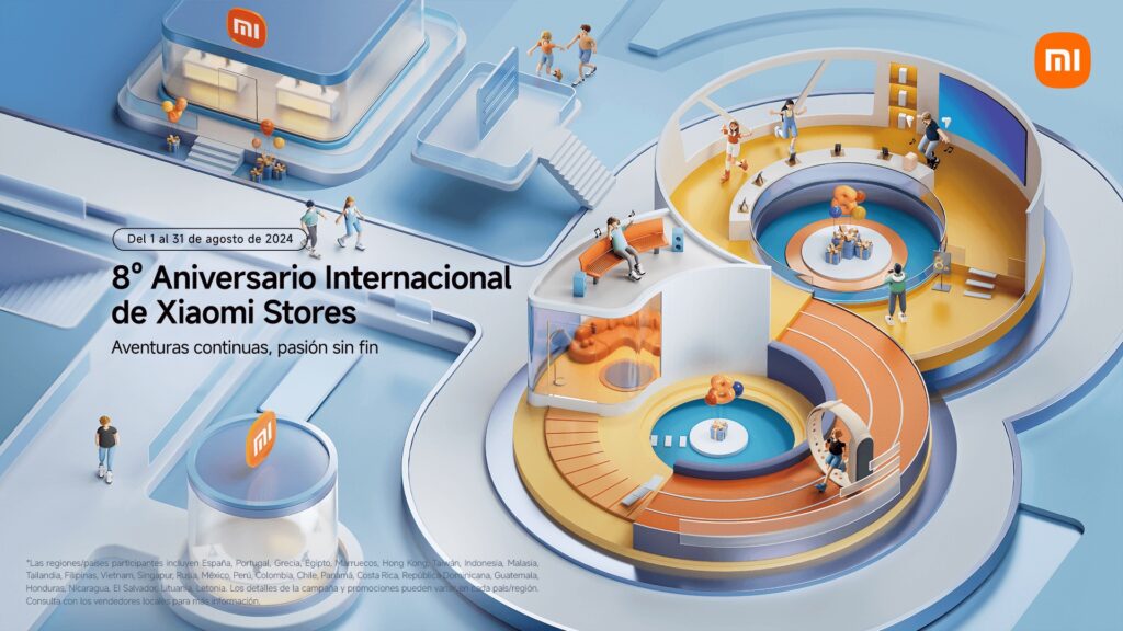 ¡Xiaomi celebra el 8.º aniversario de las Mi Stores!
