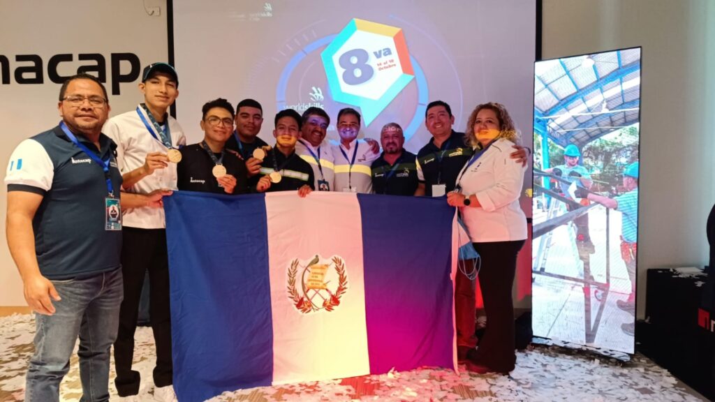 INTECAP gana tres medallas en el WorldSkills Chile 2024